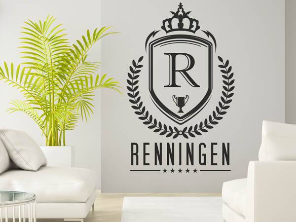 Wandtattoo Renningen Wappen