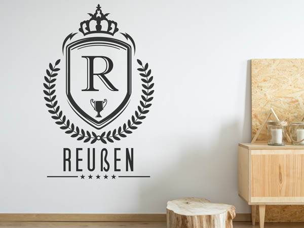 Wandtattoo Reußen Wappen