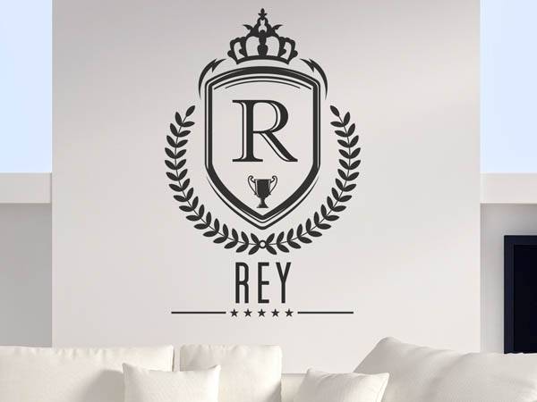 Wandtattoo Rey Wappen