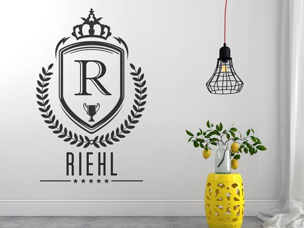 Wandtattoo Riehl Wappen