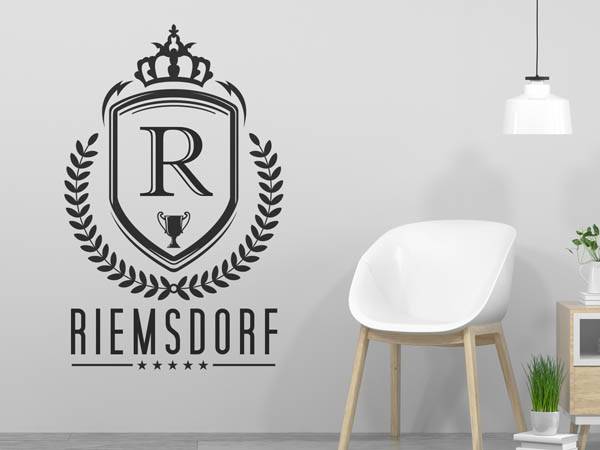 Wandtattoo Riemsdorf Wappen