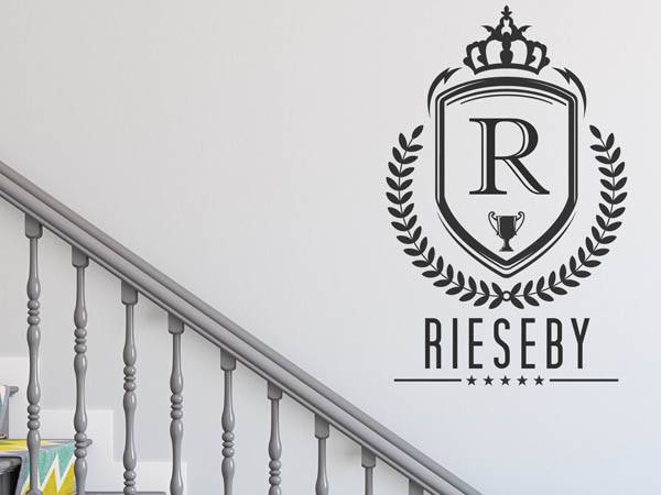 Wandtattoo Rieseby Wappen