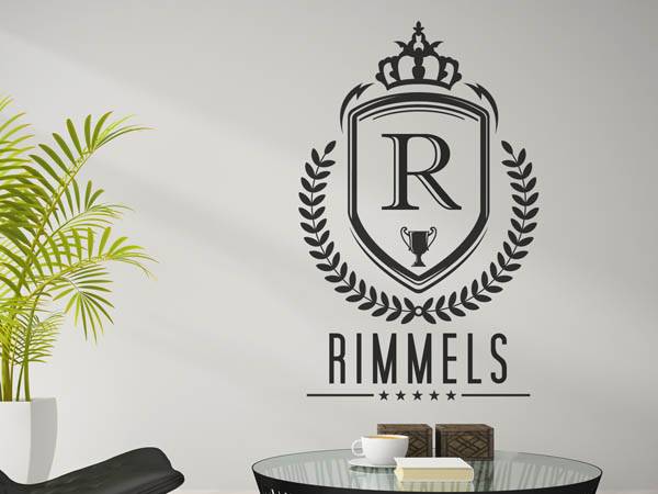 Wandtattoo Rimmels Wappen