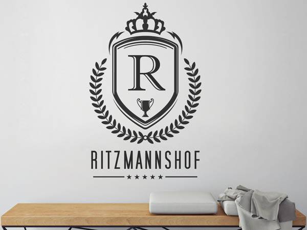 Wandtattoo Ritzmannshof Wappen