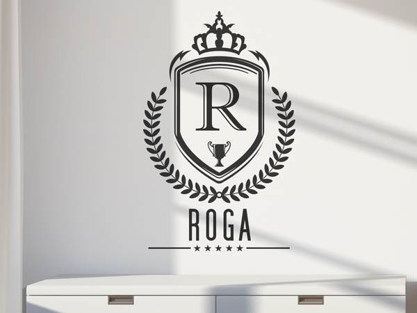 Wandtattoo Roga Wappen