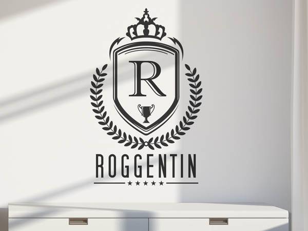 Wandtattoo Roggentin Wappen