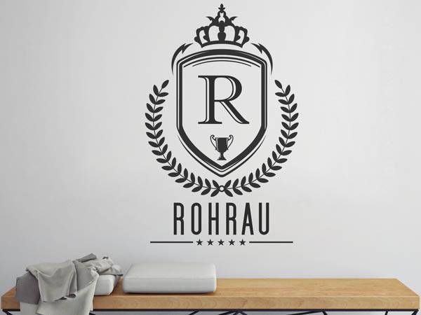 Wandtattoo Rohrau Wappen