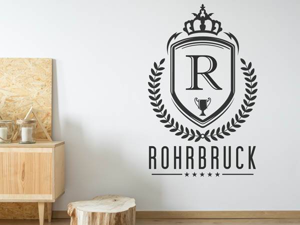 Wandtattoo Rohrbruck Wappen