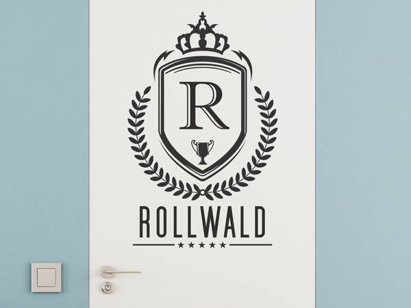 Wandtattoo Rollwald Wappen