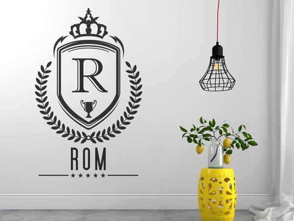 Wandtattoo Rom Wappen
