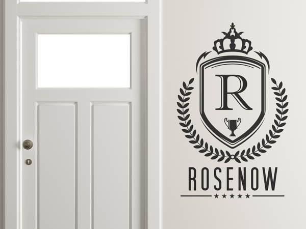 Wandtattoo Rosenow Wappen
