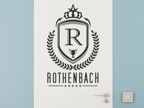 Wandtattoo Rothenbach Wappen