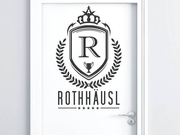 Wandtattoo Rothhäusl Wappen