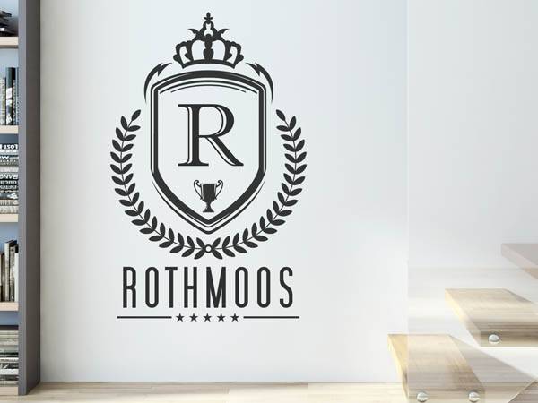 Wandtattoo Rothmoos Wappen