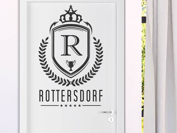 Wandtattoo Rottersdorf Wappen