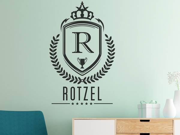 Wandtattoo Rotzel Wappen