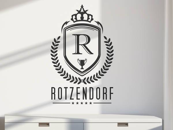 Wandtattoo Rotzendorf Wappen