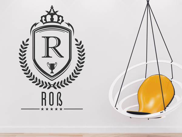 Wandtattoo Roß Wappen