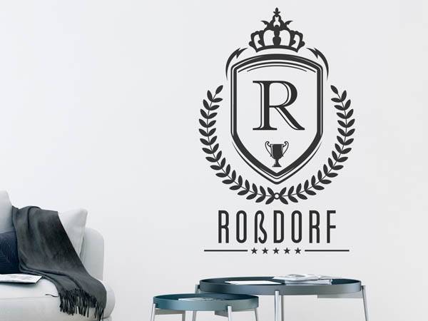 Wandtattoo Roßdorf Wappen
