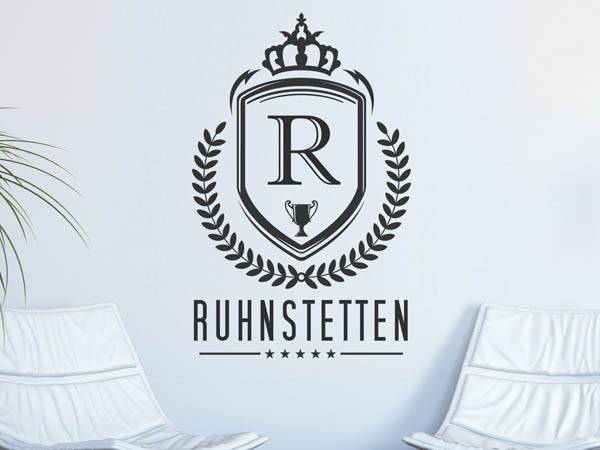 Wandtattoo Ruhnstetten Wappen