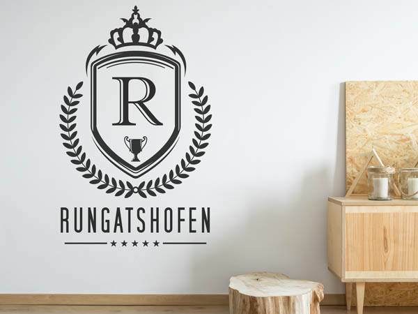 Wandtattoo Rungatshofen Wappen