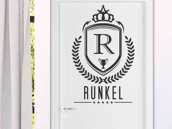 Wandtattoo Runkel Wappen