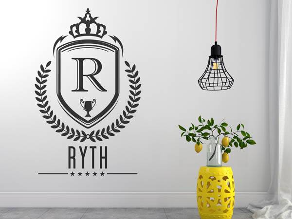 Wandtattoo Ryth Wappen