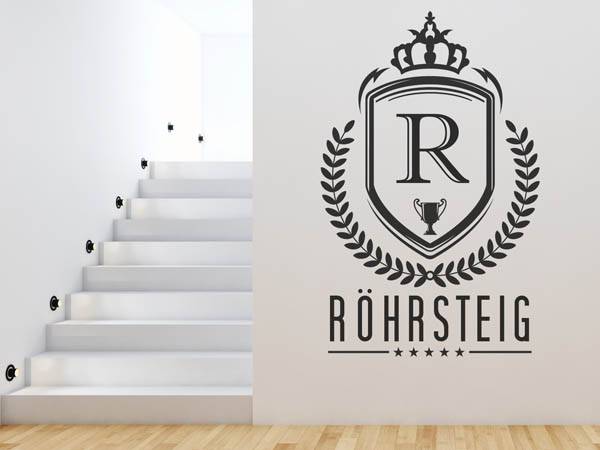 Wandtattoo Röhrsteig Wappen