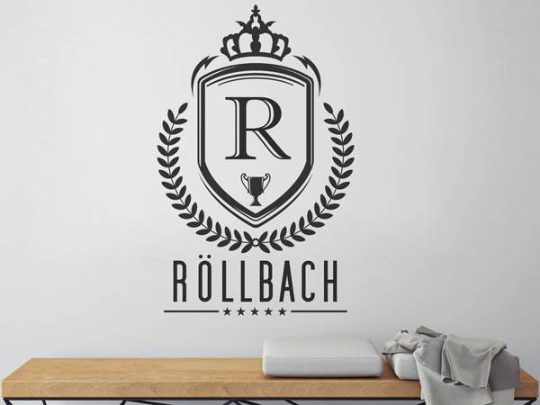 Wandtattoo Röllbach Wappen