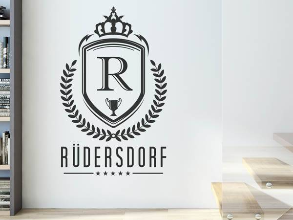Wandtattoo Rüdersdorf Wappen