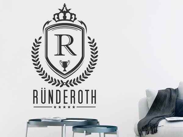 Wandtattoo Ründeroth Wappen