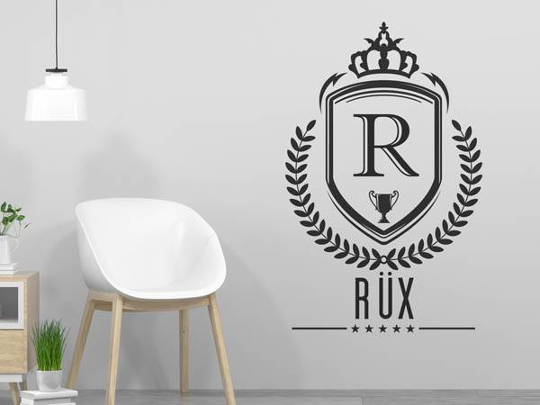Wandtattoo Rüx Wappen