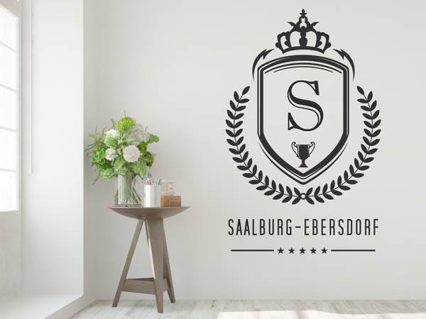 Wandtattoo Saalburg-Ebersdorf Wappen