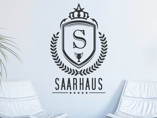 Wandtattoo Saarhaus Wappen