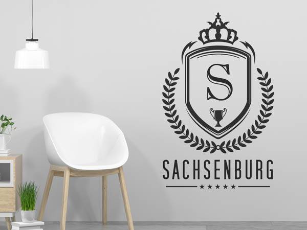 Wandtattoo Sachsenburg Wappen
