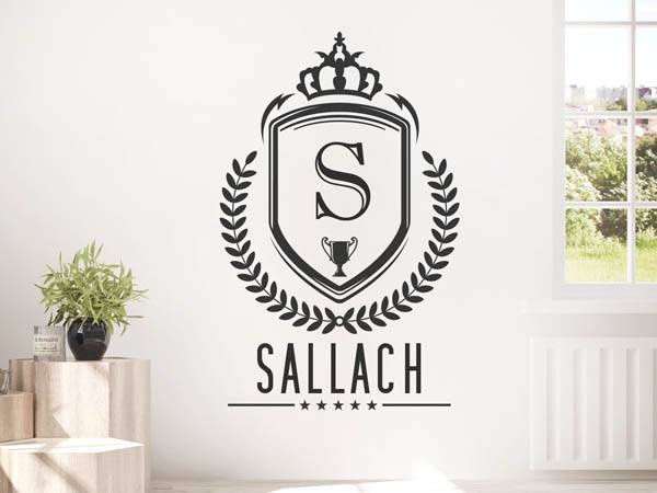 Wandtattoo Sallach Wappen