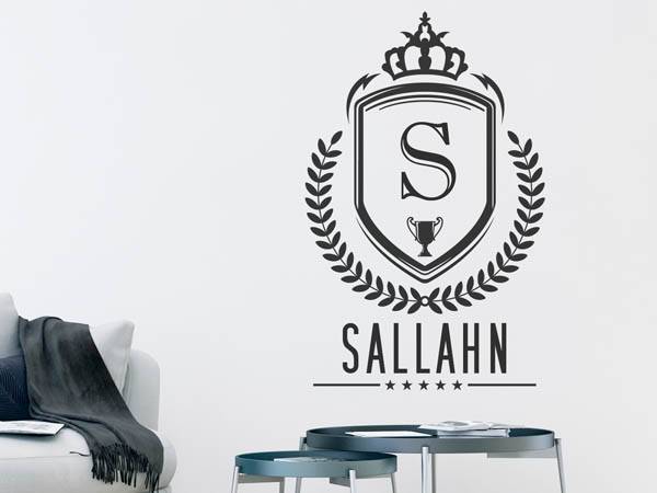 Wandtattoo Sallahn Wappen