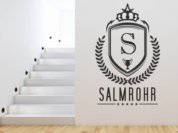 Wandtattoo Salmrohr Wappen