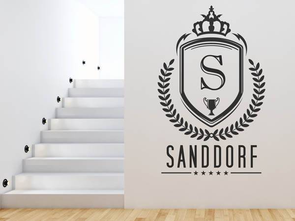 Wandtattoo Sanddorf Wappen