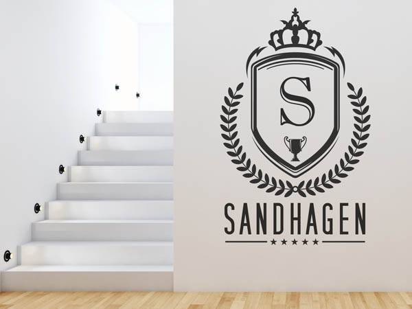 Wandtattoo Sandhagen Wappen