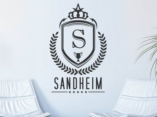 Wandtattoo Sandheim Wappen
