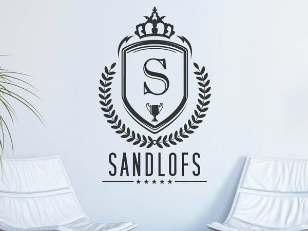 Wandtattoo Sandlofs Wappen