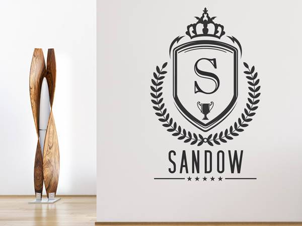 Wandtattoo Sandow Wappen