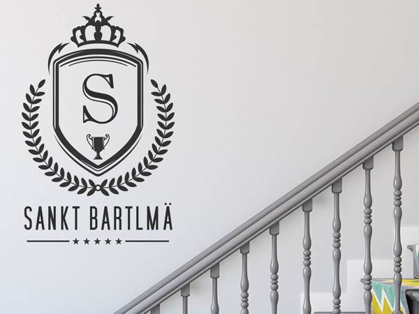 Wandtattoo Sankt Bartlmä Wappen