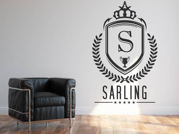 Wandtattoo Sarling Wappen