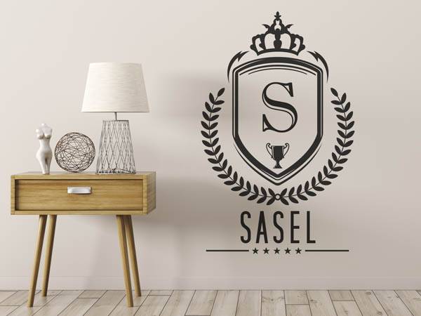 Wandtattoo Sasel Wappen