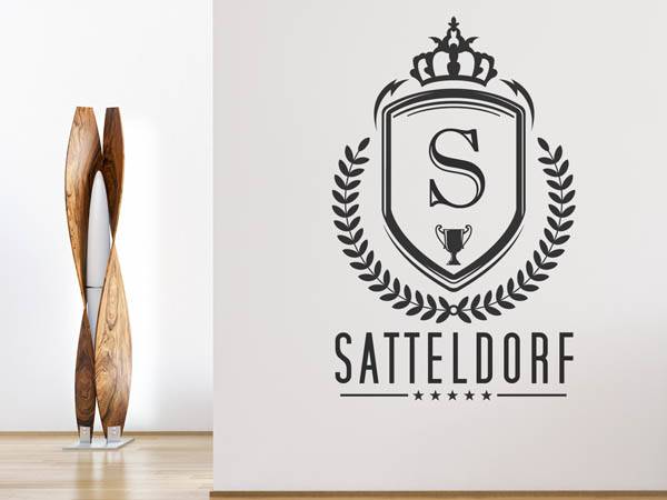 Wandtattoo Satteldorf Wappen