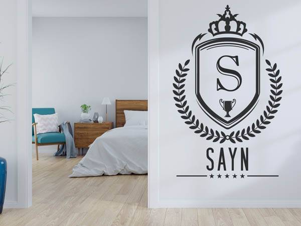 Wandtattoo Sayn Wappen