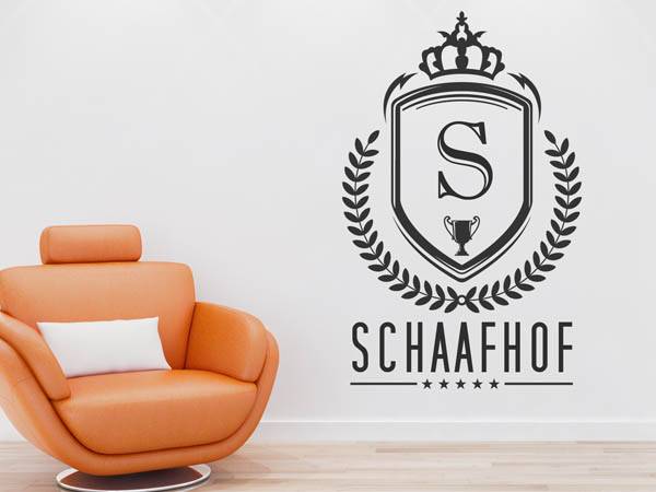 Wandtattoo Schaafhof Wappen