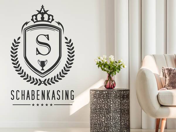 Wandtattoo Schabenkasing Wappen